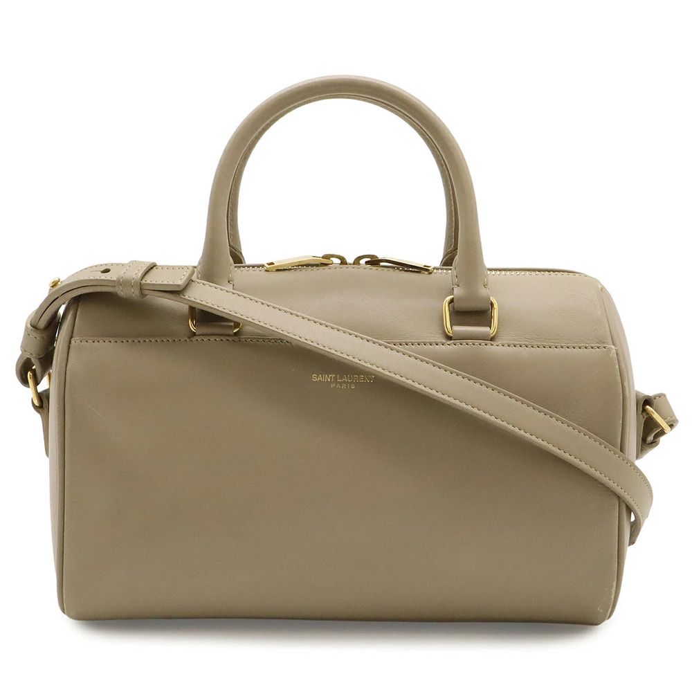 SAINT LAURENT PARIS YSL Baby Duffle 2way Shoulder Bag Sand Beige Cream